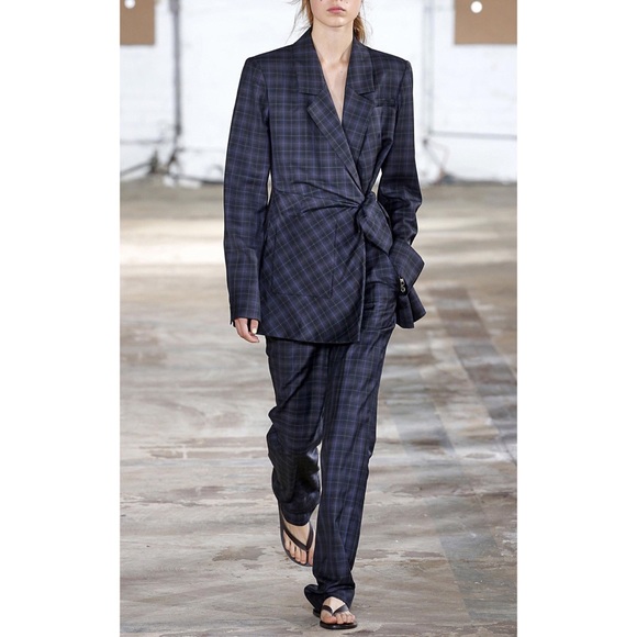Tibi Jackets & Blazers - 2 DAYS LEFT // Tibi Marvel Plaid Wrap Jacket
